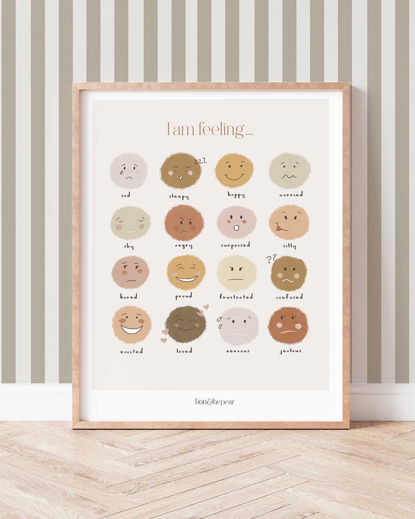Big Little Feelings Print - Lion & The Pear