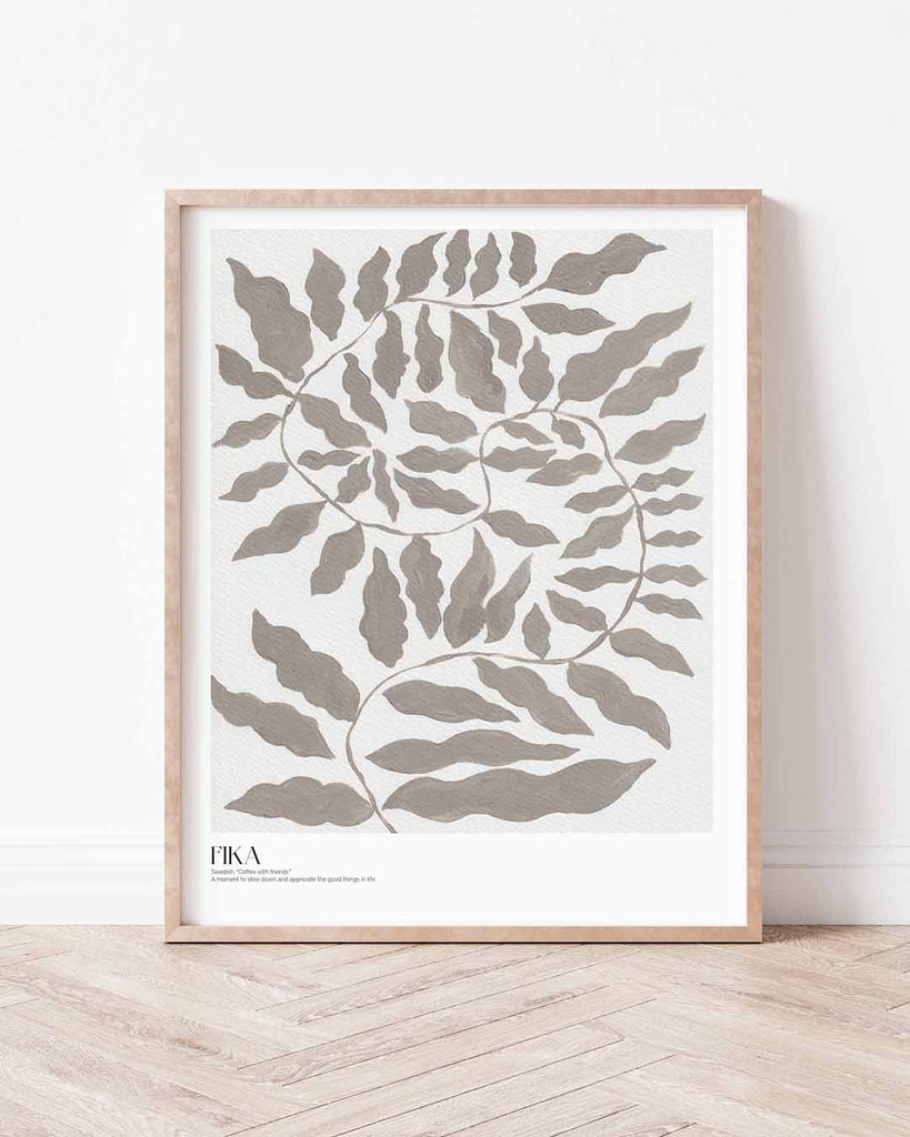 Fika Print - Lion & The Pear