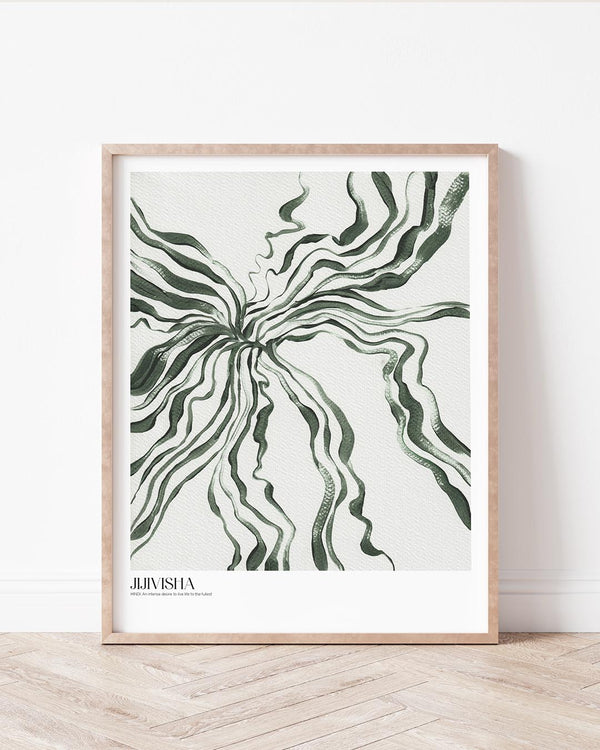 Jijivisha Print - Lion & The Pear