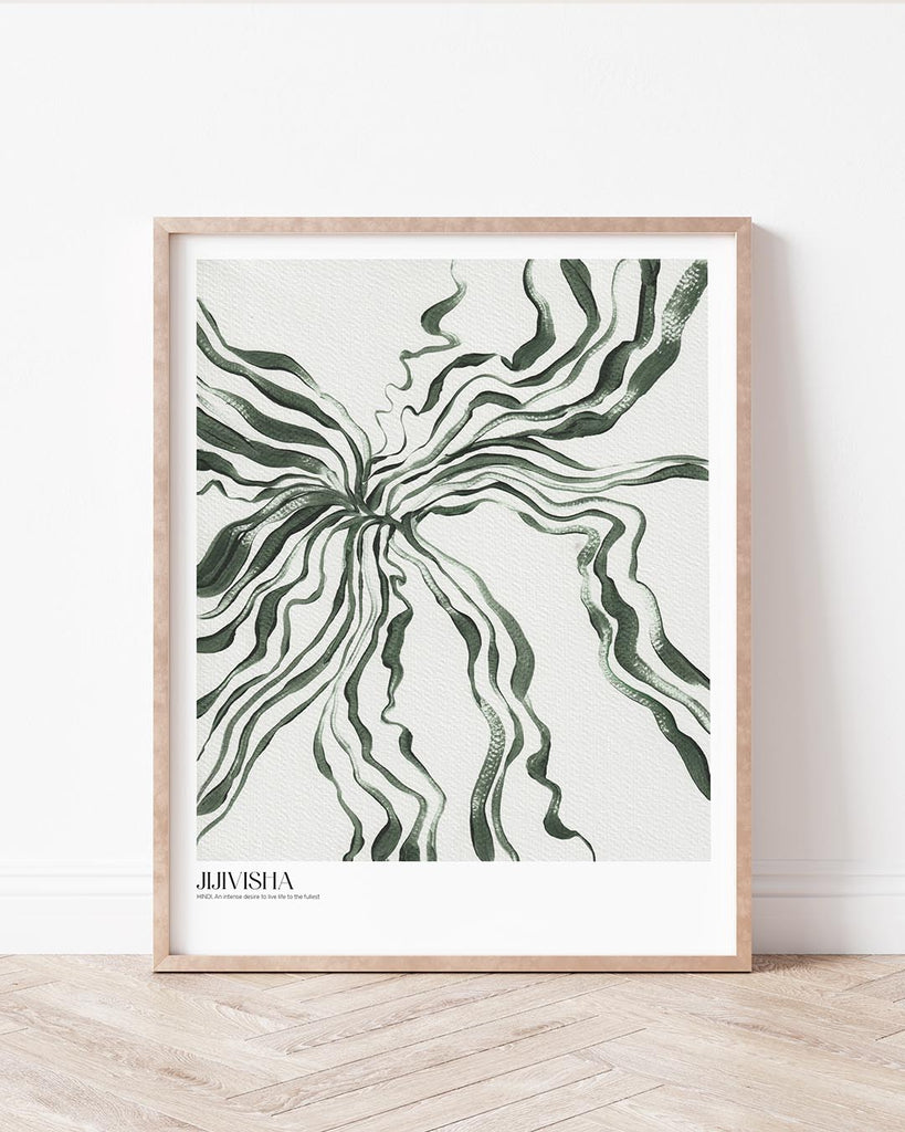 Jijivisha Print - Lion & The Pear
