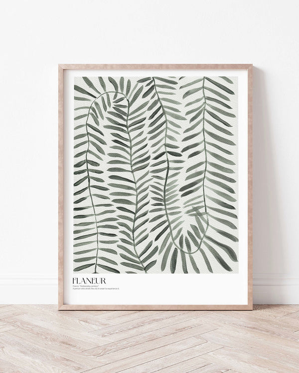 Flaneur Print - Lion & The Pear