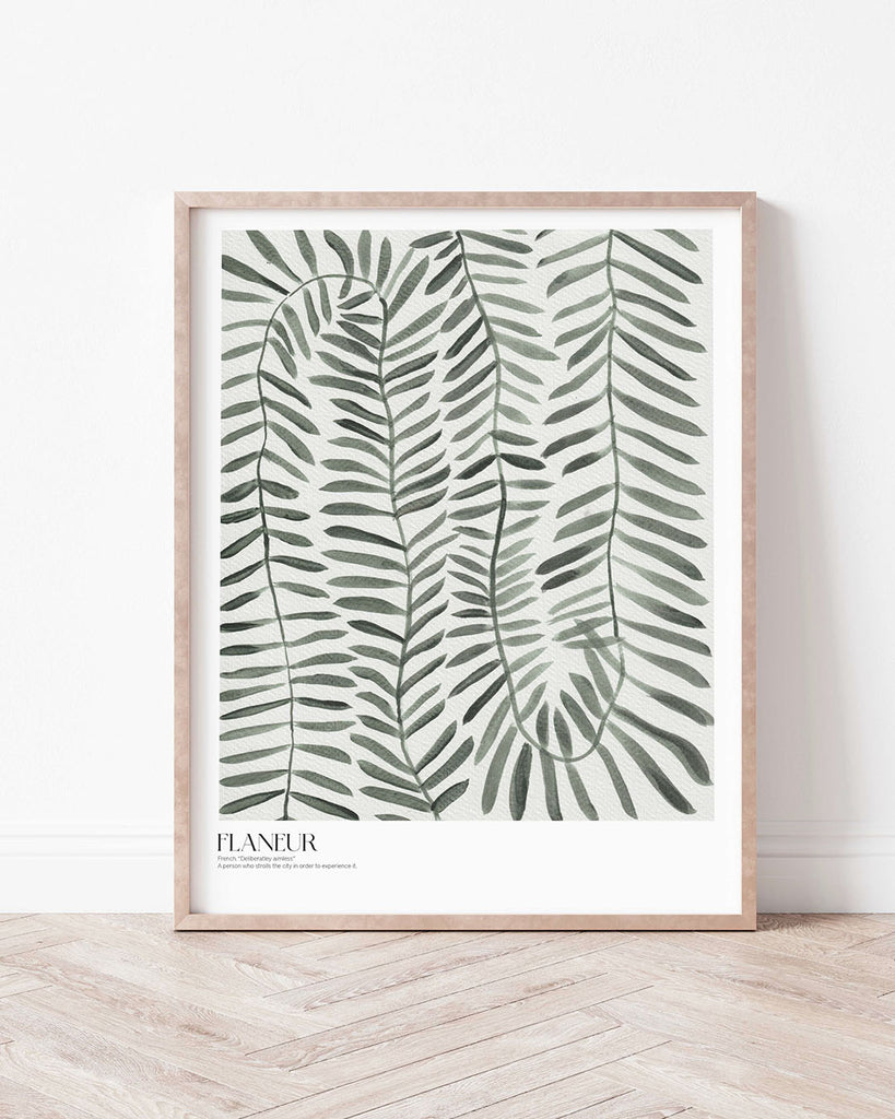 Flaneur Print - Lion & The Pear