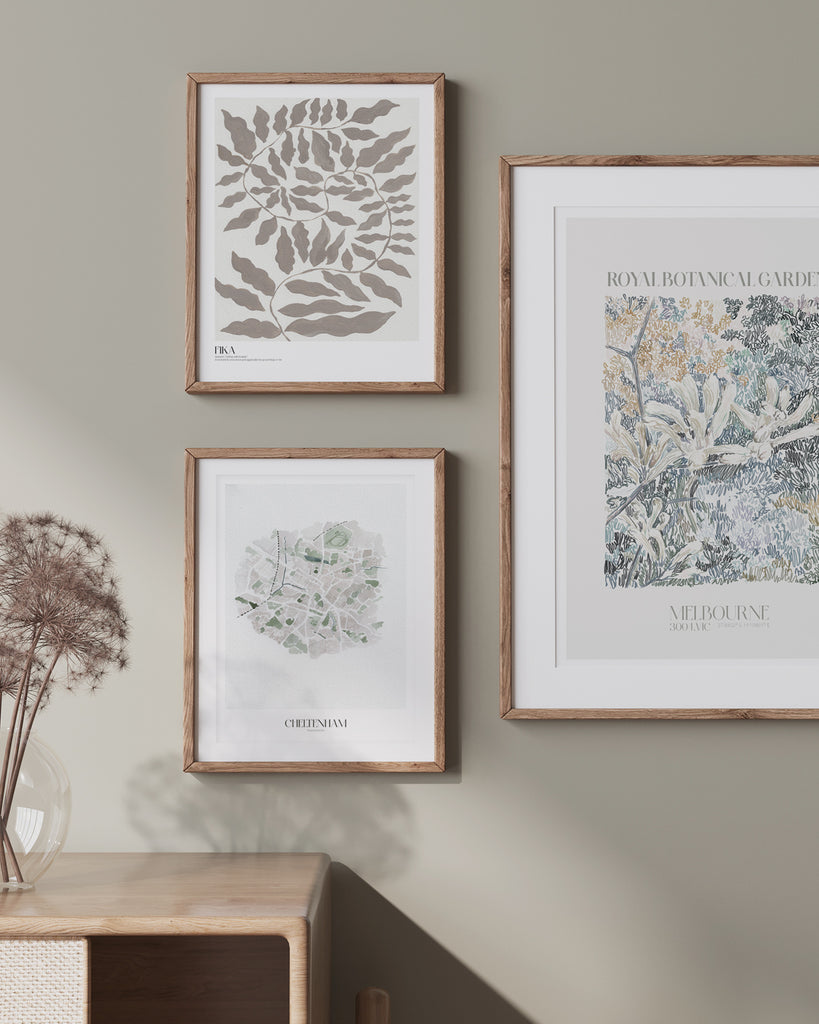 Melbourne Botanical Print - Lion & The Pear