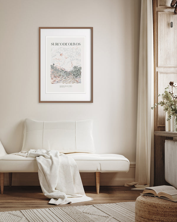 Surco De Olivos Print - Lion & The Pear