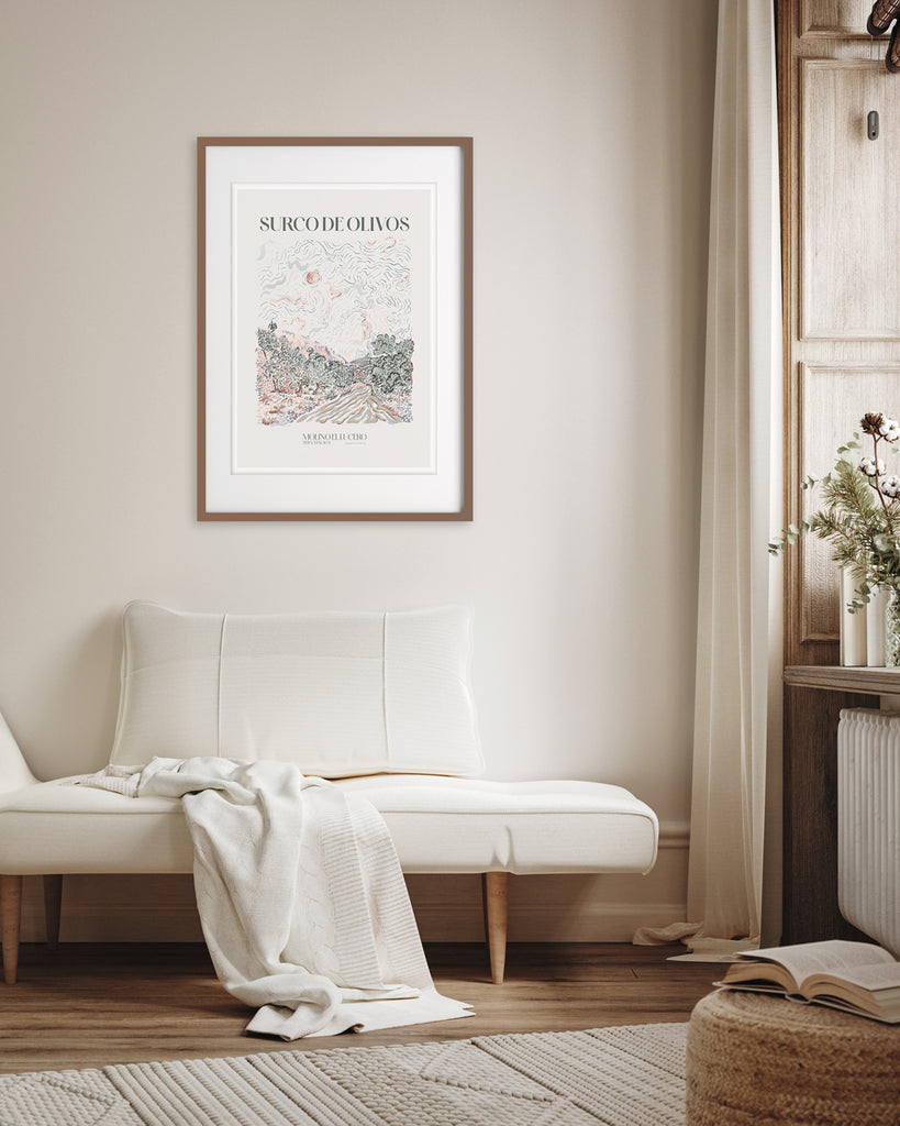 Surco De Olivos Print - Lion & The Pear