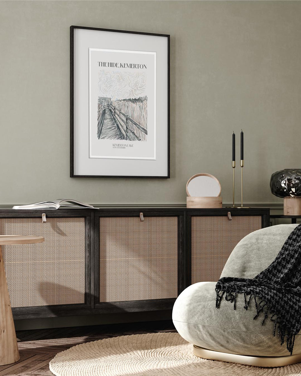 The Hide Kemmerton Lakes Print - Lion & The Pear