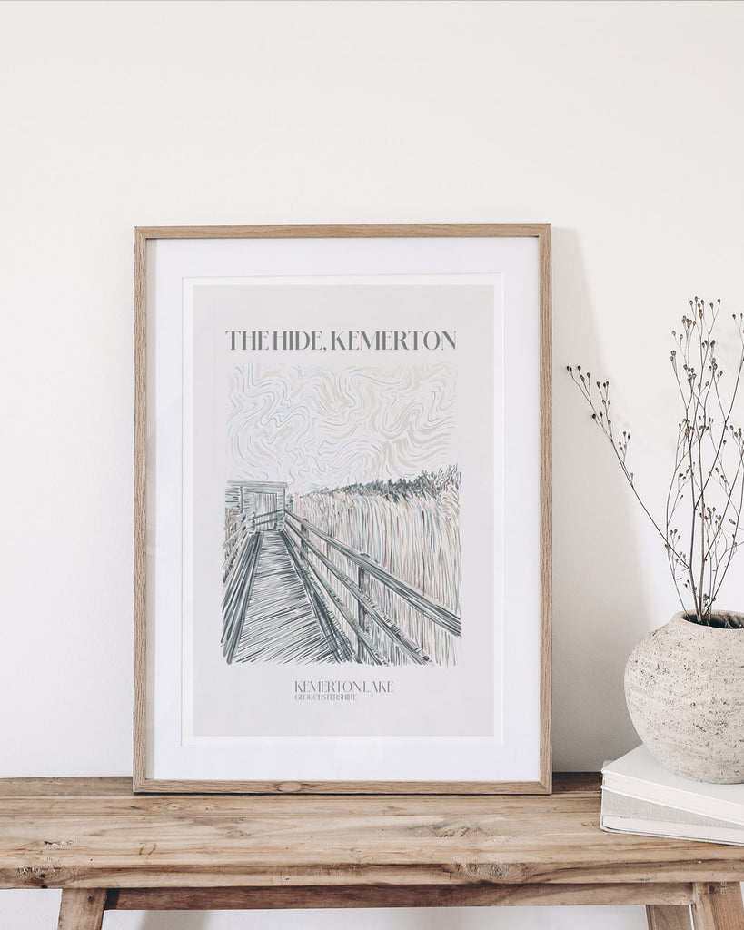 The Hide Kemmerton Lakes Print - Lion & The Pear