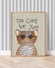 Too Cool Leopard Art Print - Lion & The Pear