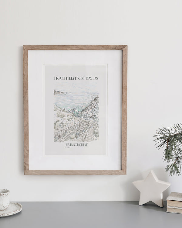 St Davids Pembrokeshire Print - Lion & The Pear