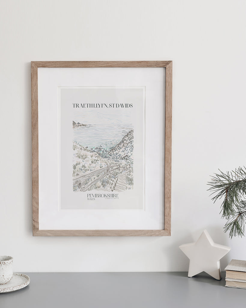 St Davids Pembrokeshire Print - Lion & The Pear