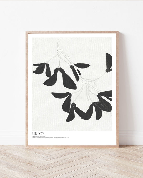 Ukiyo Print - Lion & The Pear