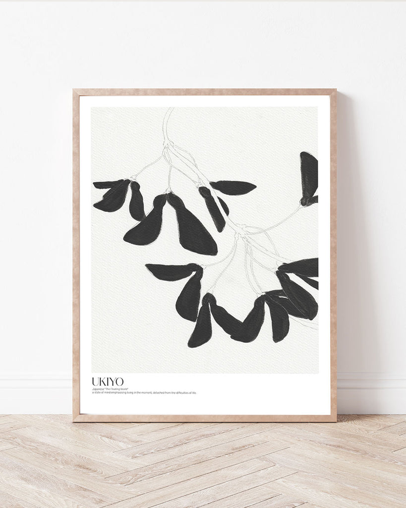 Ukiyo Print - Lion & The Pear