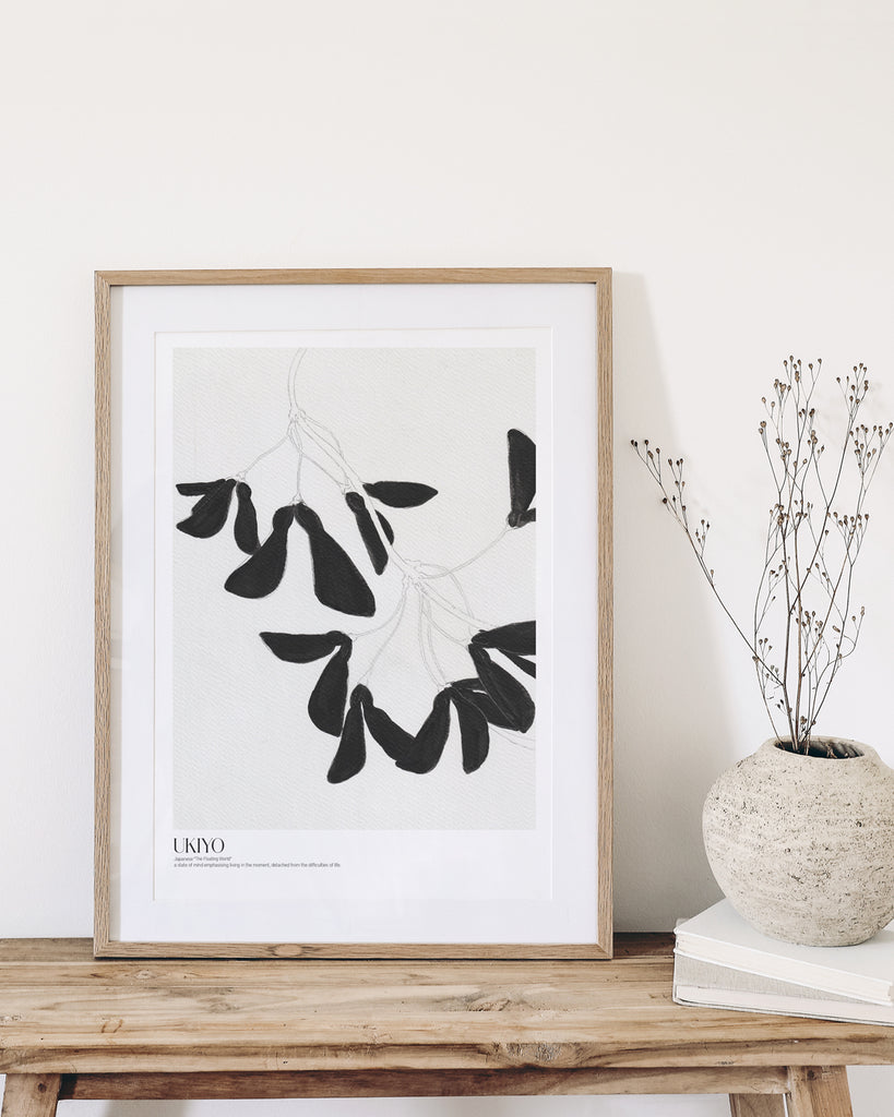 Ukiyo Print - Lion & The Pear