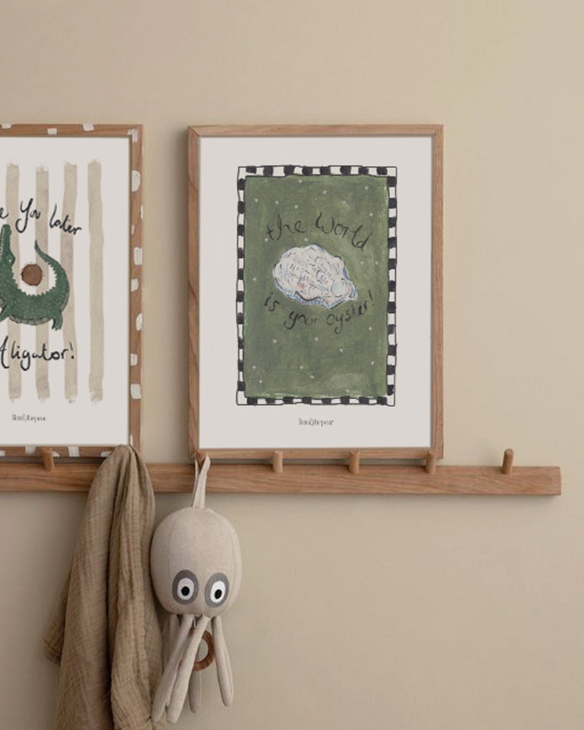 The World Is Your Oyster Print - Lion & The Pear